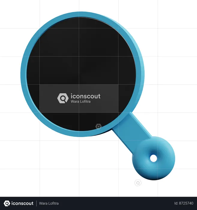 Hand Mirror  3D Icon