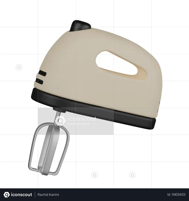 Hand mixer  3D Icon