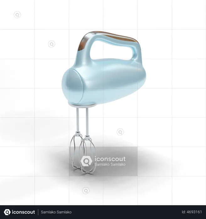 Hand Mixer  3D Illustration