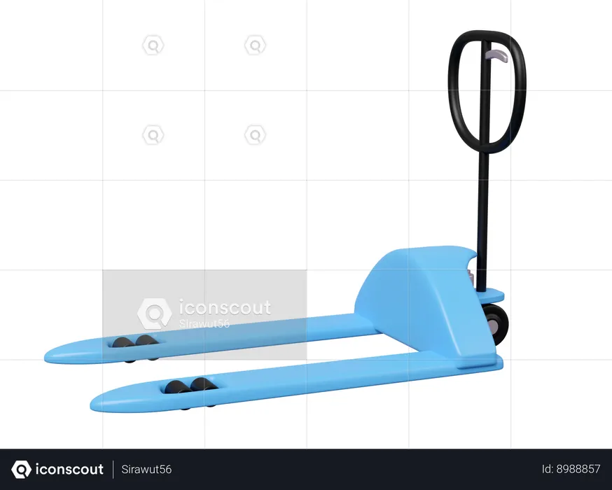 Hand Pallet Truck  3D Icon