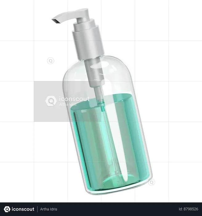 Hand Sanitizer  3D Icon