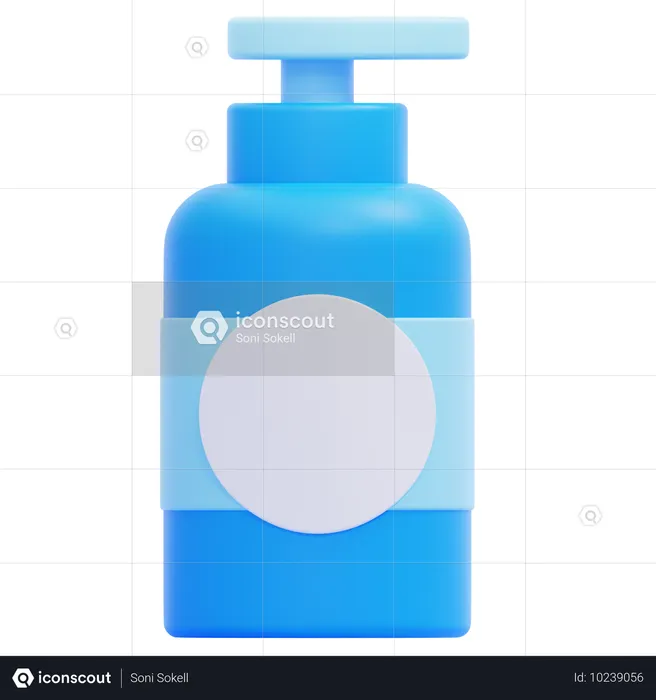 Hand Sanitizer  3D Icon