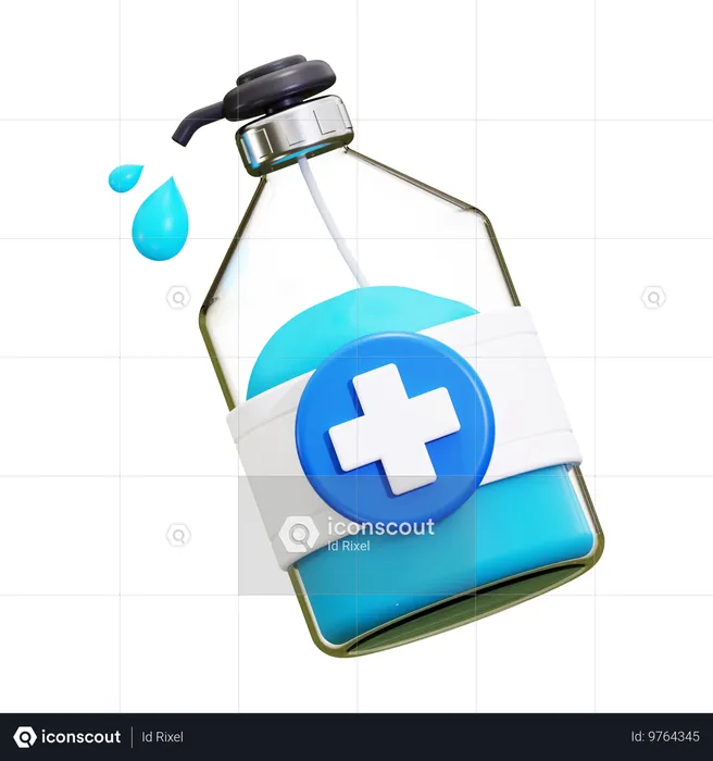 Hand sanitizer  3D Icon