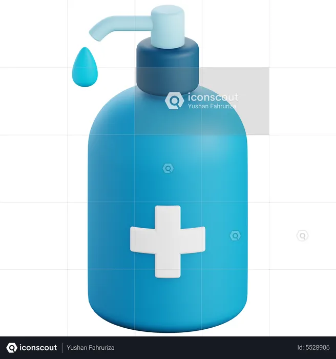 Hand Sanitizer  3D Icon