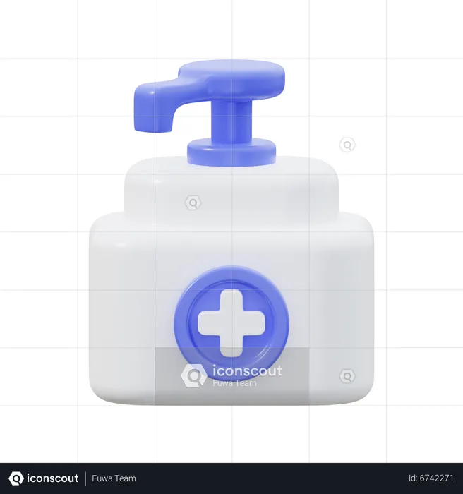 Hand Sanitizer  3D Icon