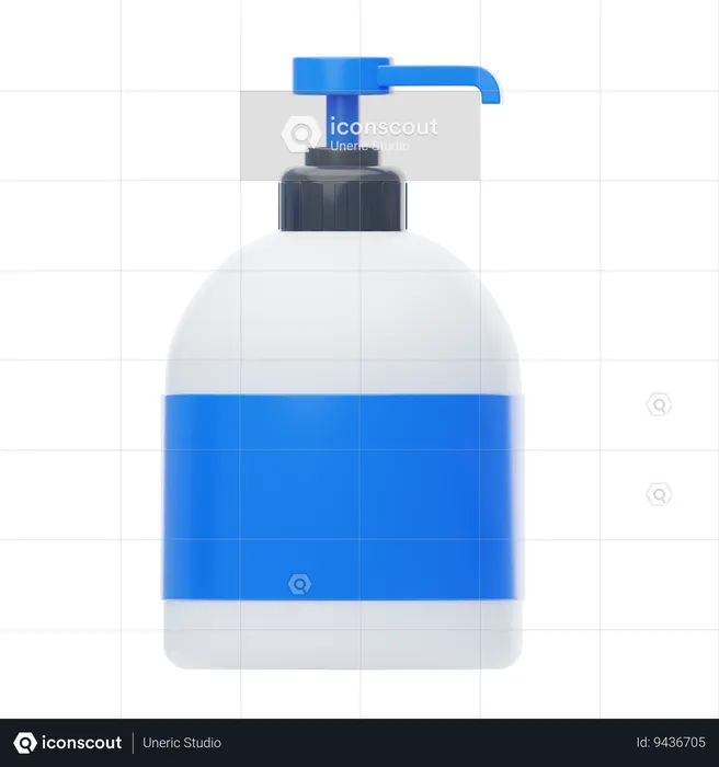 Hand Sanitizer  3D Icon