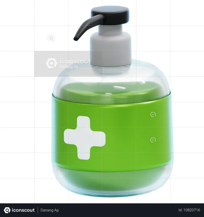 HAND SANITIZER  3D Icon