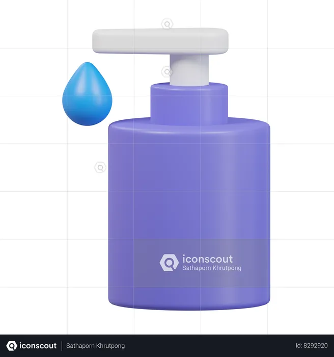 Hand Sanitizer  3D Icon