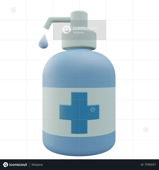 Hand sanitizer  3D Icon