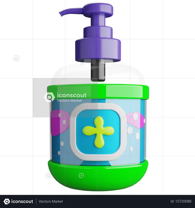 Hand Sanitizer  3D Icon