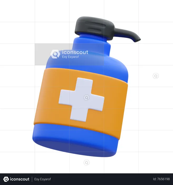 Hand Sanitizer  3D Icon