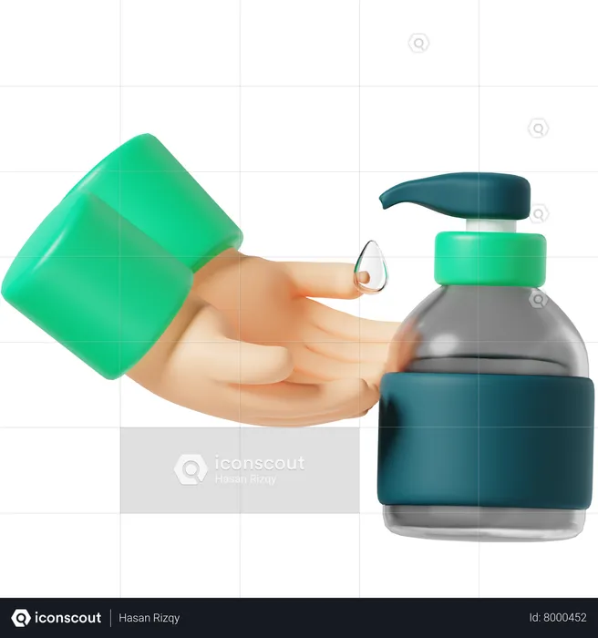 Hand Sanitizer  3D Icon