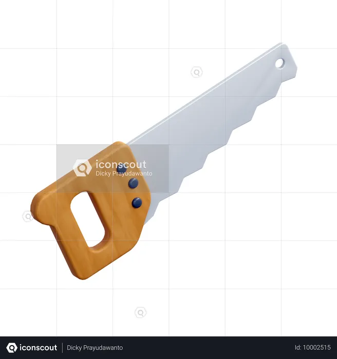 Hand Saw  3D Icon