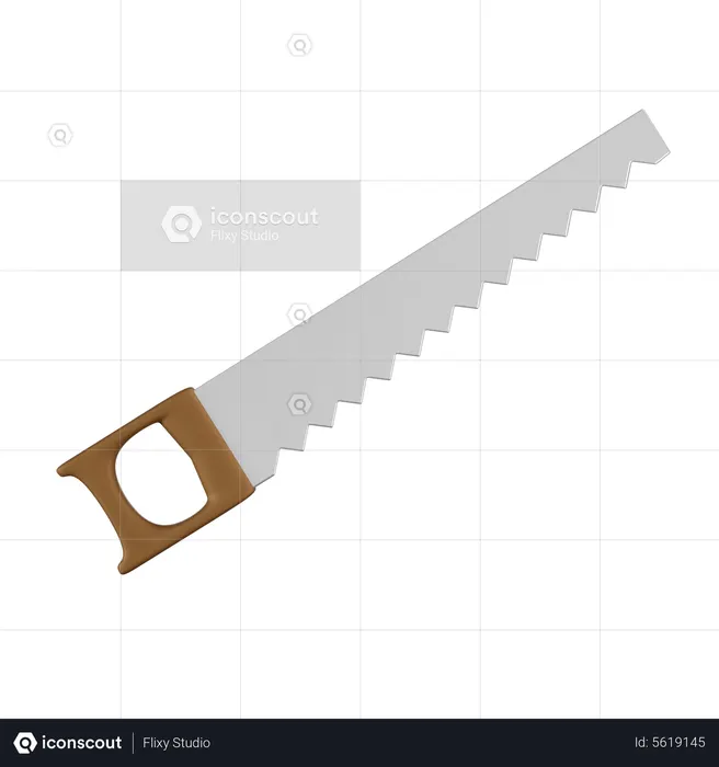 Hand Saw  3D Icon