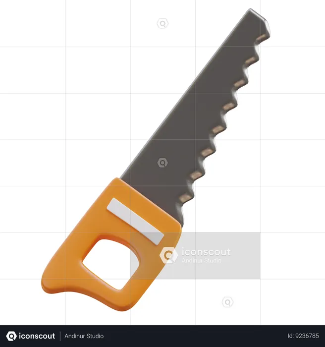 Hand Saw  3D Icon