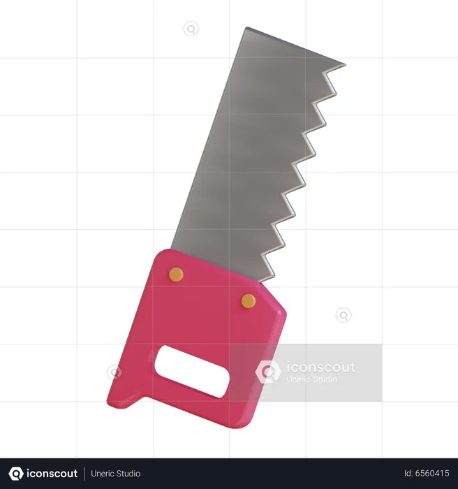 Hand Saw  3D Icon