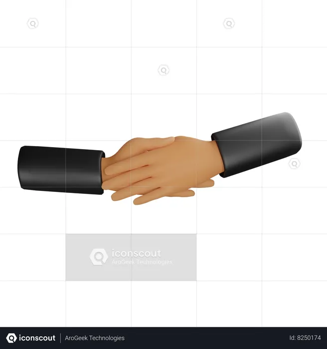 Hand Shake  3D Icon