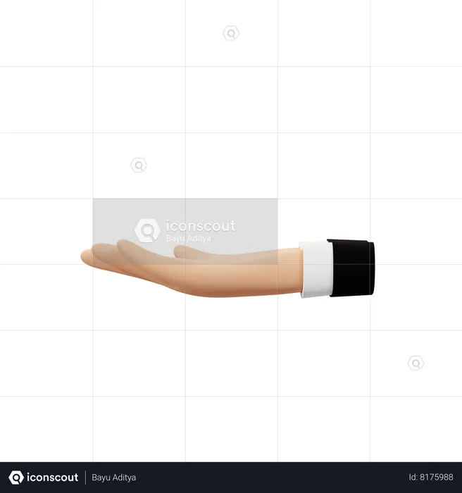 Hand Showing Something Emoji 3D Icon