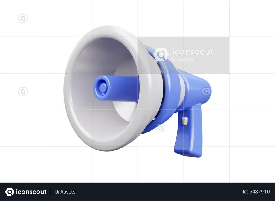 Hand Speaker  3D Icon