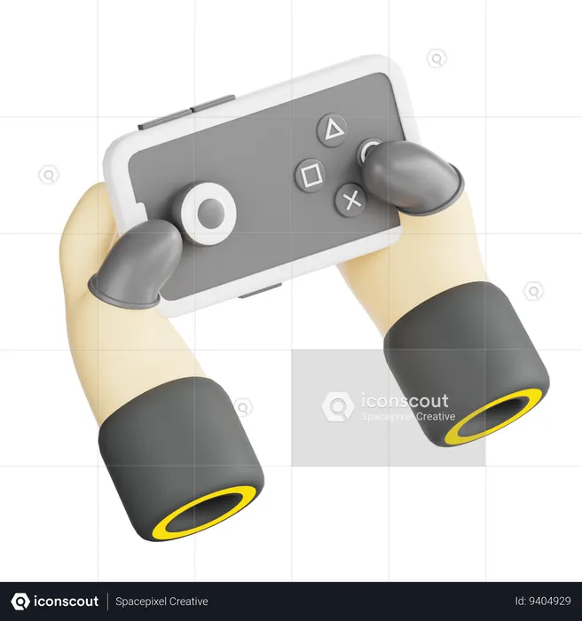 Hand With Game  3D Icon