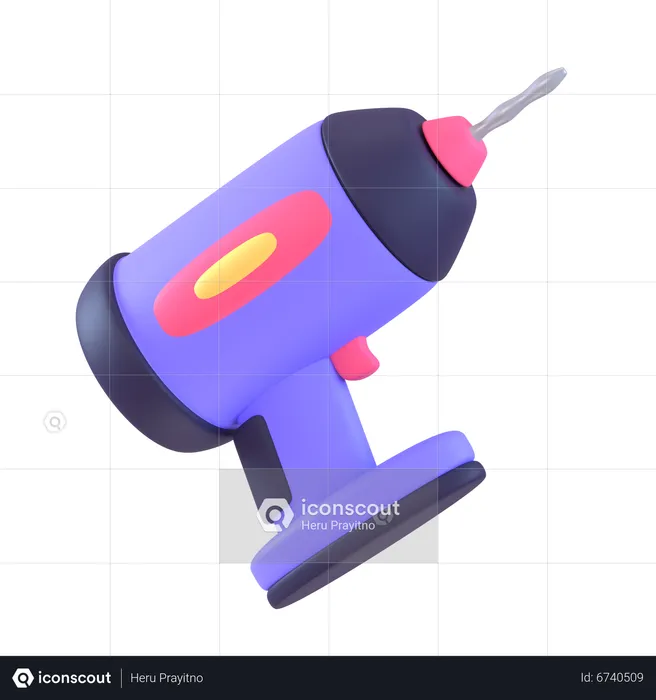 Handbohrer  3D Icon