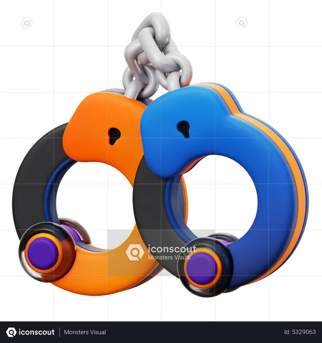 Handcuff  3D Icon