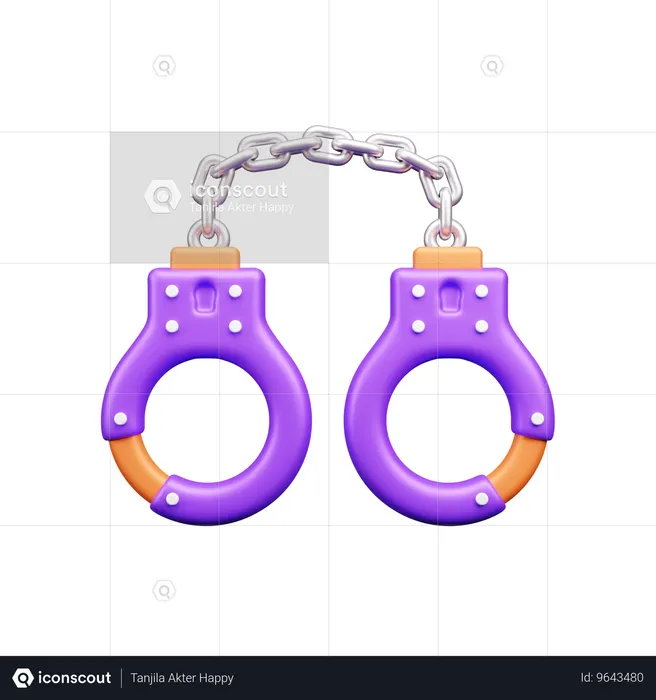 Handcuffs  3D Icon