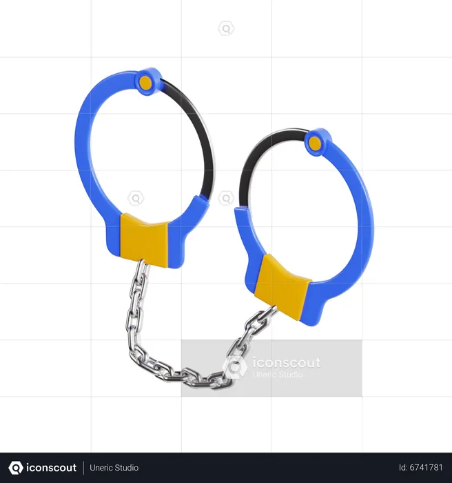 Handcuffs  3D Icon