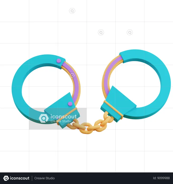 Handcuffs  3D Icon