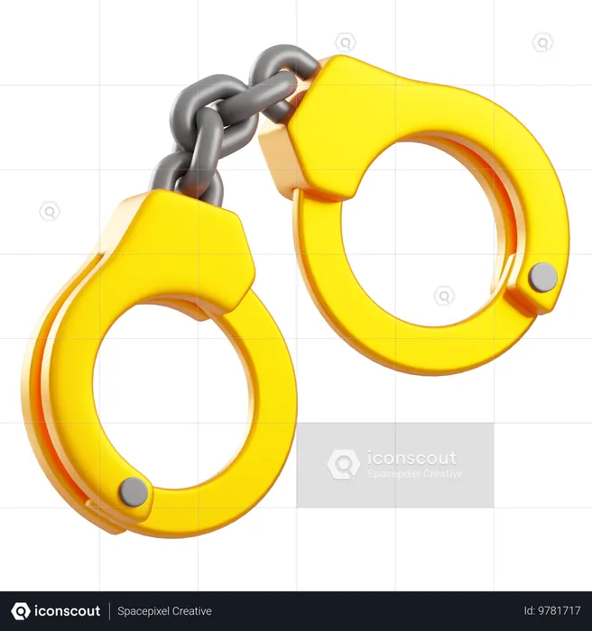 Handcuffs  3D Icon