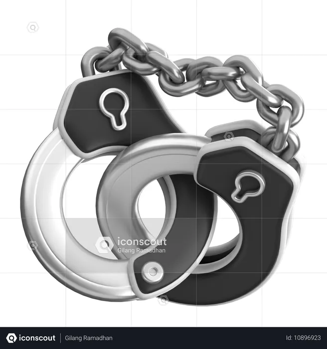 Handcuffs  3D Icon