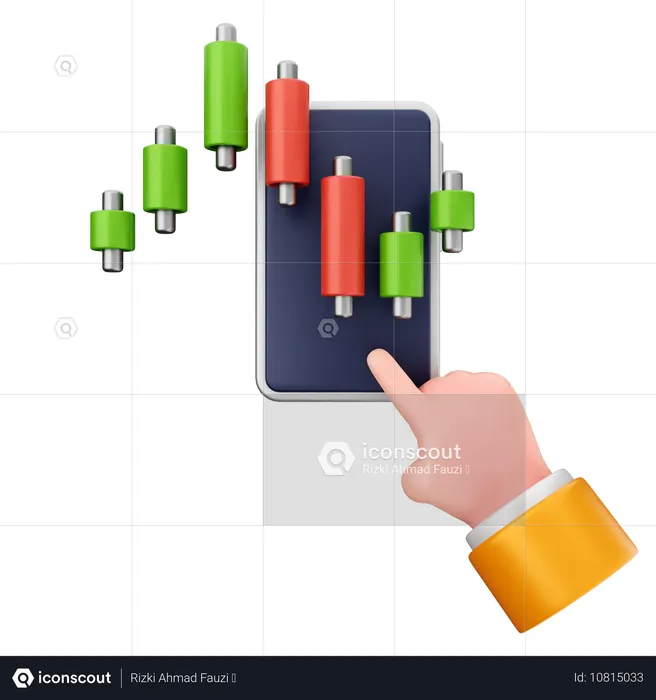 Handelsdiagramm  3D Icon