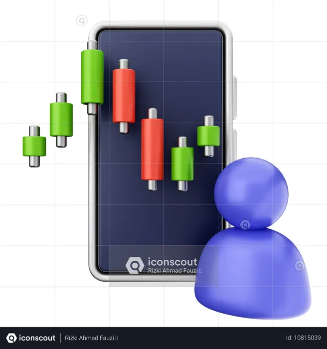 Handelsdiagramm  3D Icon