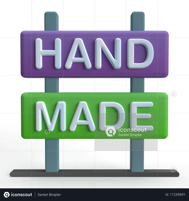 Handgemacht  3D Icon