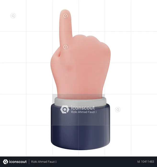 Handbewegungen  3D Icon