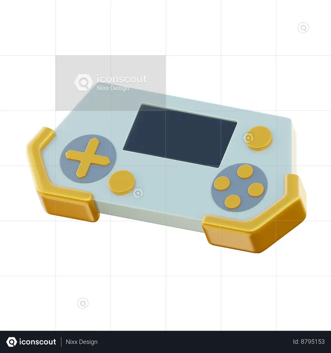 Handheld Gaming Console  3D Icon