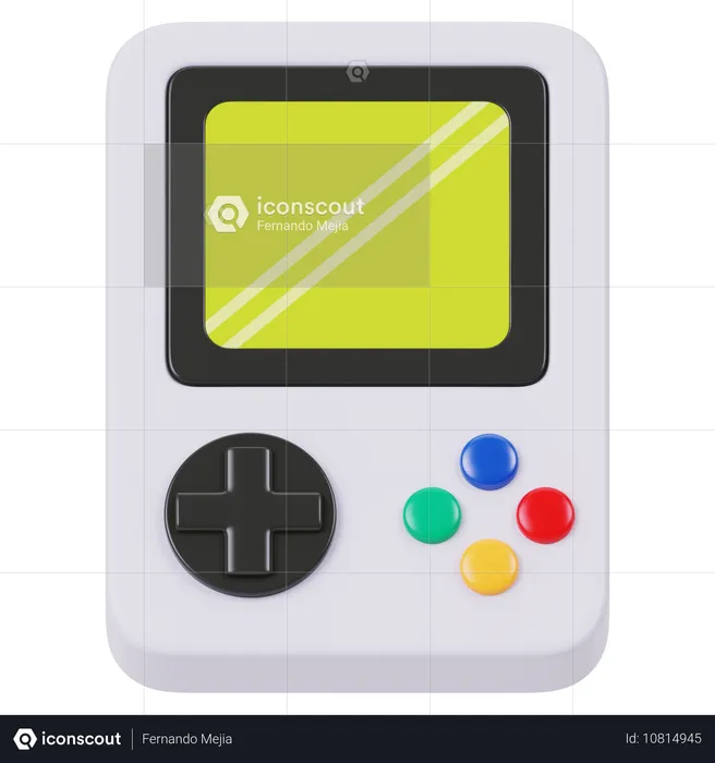 Handheld-Spielkonsole  3D Icon