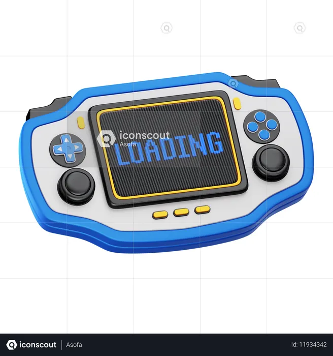 Handheld Video Game  3D Icon