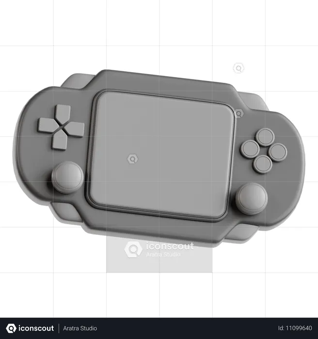 Handheld Video Game  3D Icon