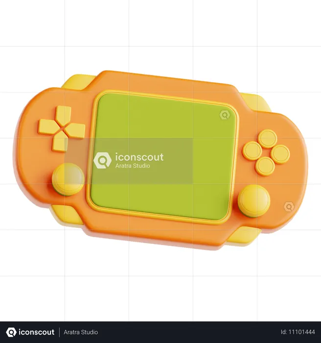 Handheld Video Game  3D Icon