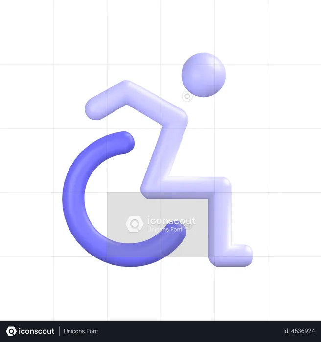 Handicap Symbol  3D Icon