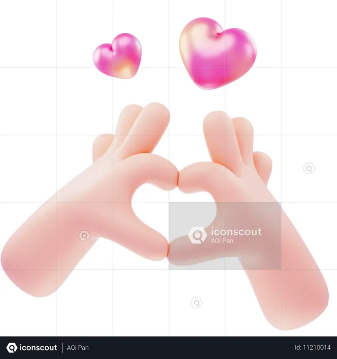 Hands  3D Icon