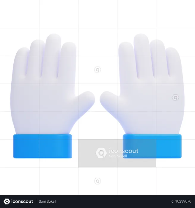 Handschuhe  3D Icon