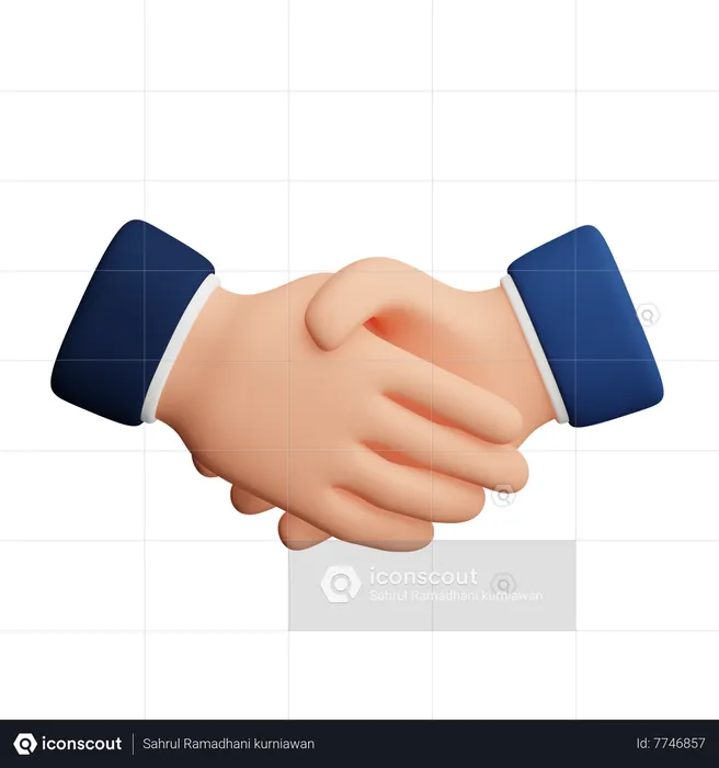 Handshake  3D Icon