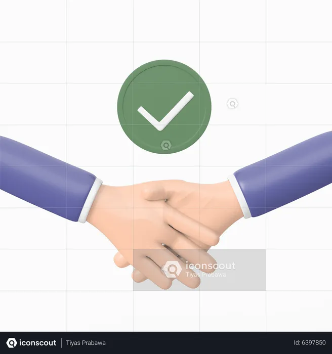 Handshake  3D Icon