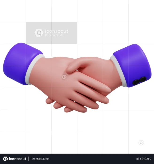 Handshake  3D Icon