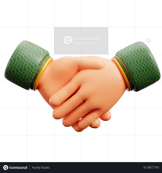 Handshake  3D Icon