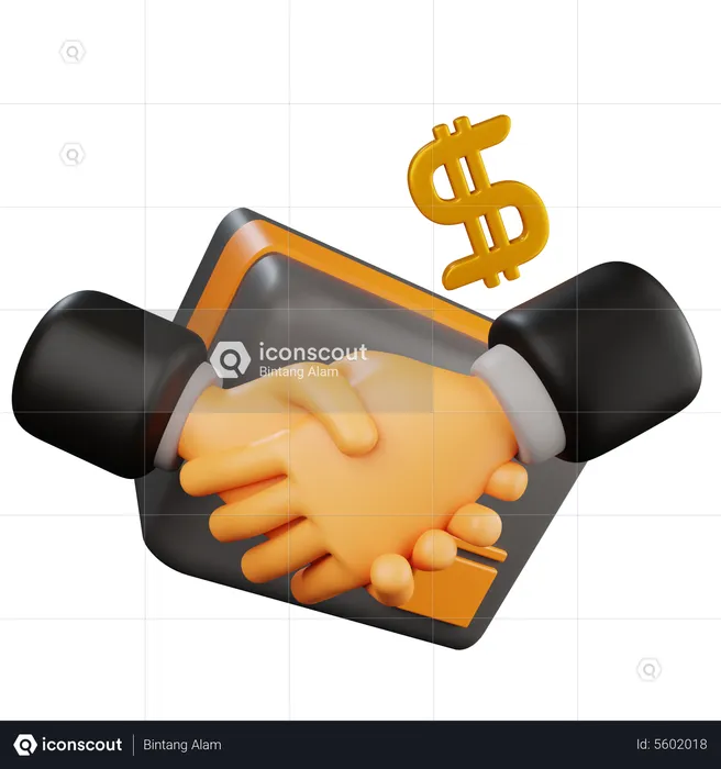 Handshake  3D Icon