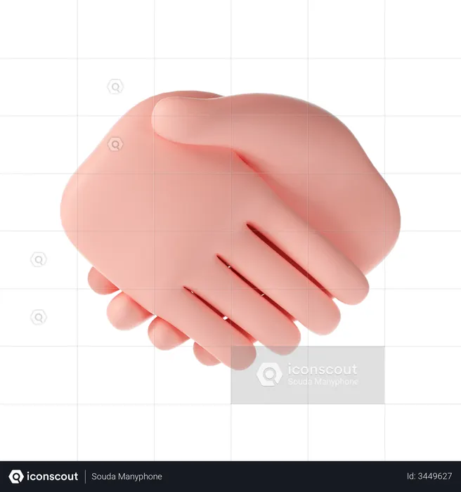 Handshake  3D Illustration