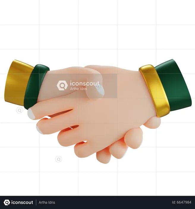 Handshake  3D Icon